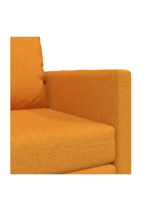 Armchair Bed Dark Yellow 74x77x81cm