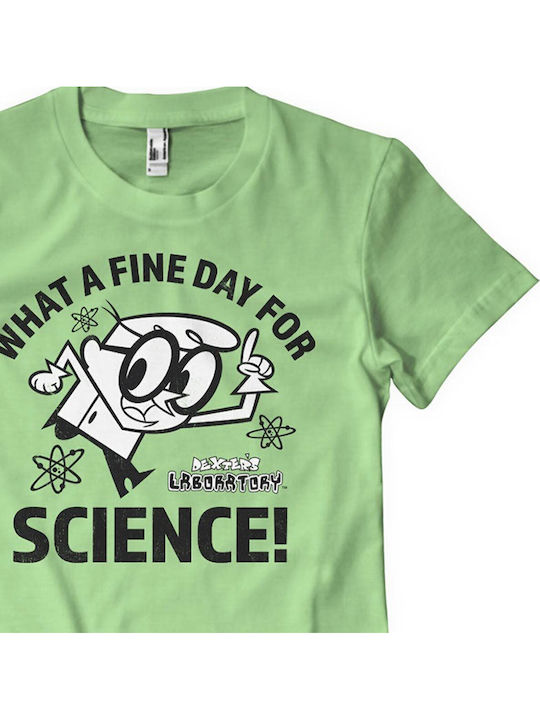 What A Fine Day Science T-shirt T-shirt Ментовозелен Мъжки Wb-1-dl001-h97-mg