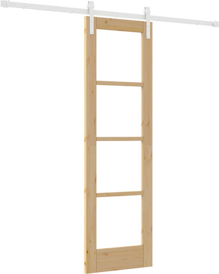 Vidaxl Schiebetür Set Zubehör 'orkdal' Kompaktes Holz & Glas