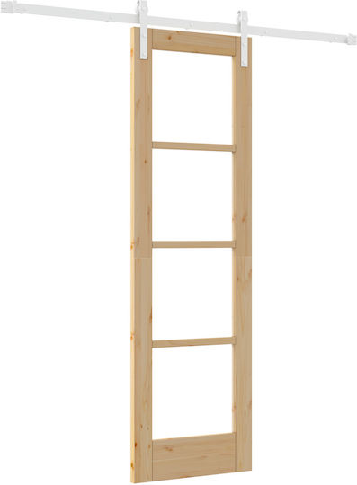Vidaxl Schiebetür Set Materialien Orkdal Massivholz & Glas