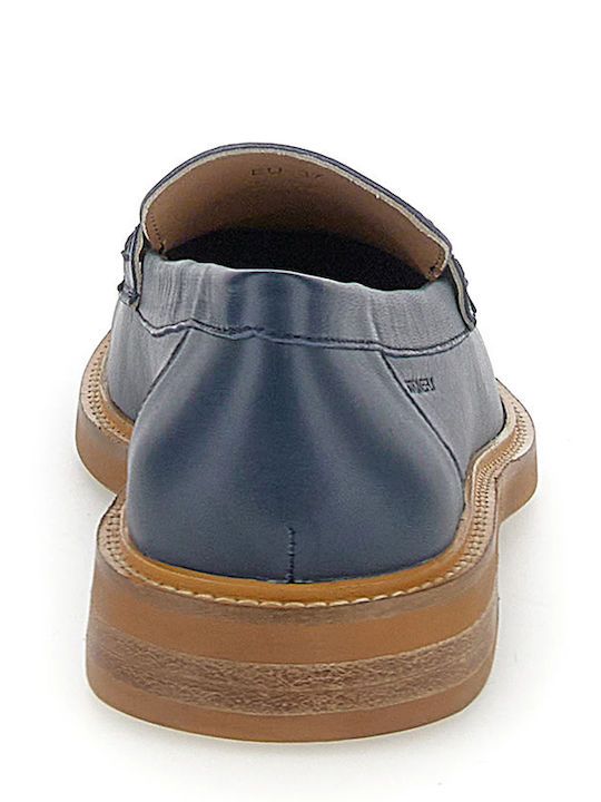 Damen Loafers in Blau Farbe