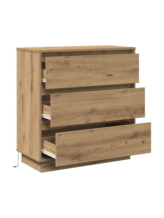 Συρταριέρα Креватокамарас Дървена Walnut 71x34.5x75бр
