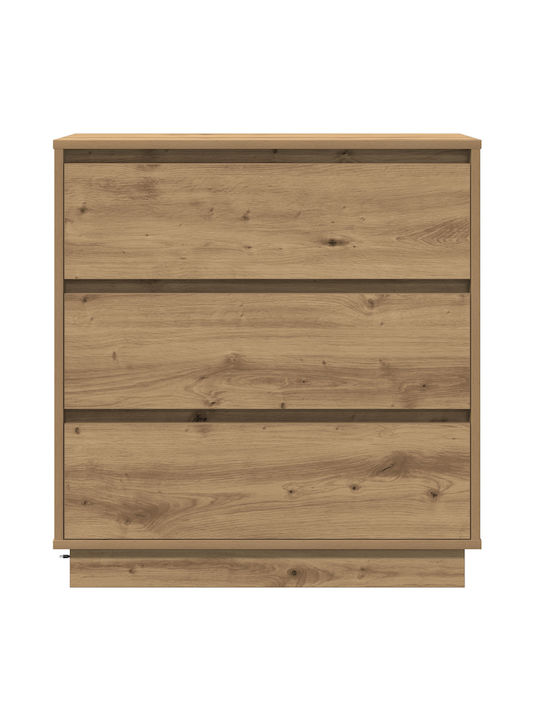 Συρταριέρα Креватокамарас Дървена Walnut 71x34.5x75бр