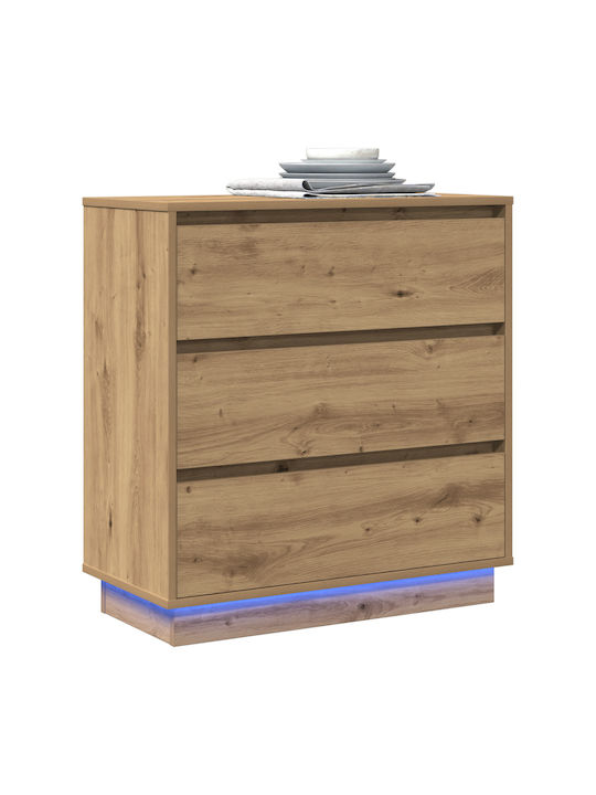 Συρταριέρα Креватокамарас Дървена Walnut 71x34.5x75бр
