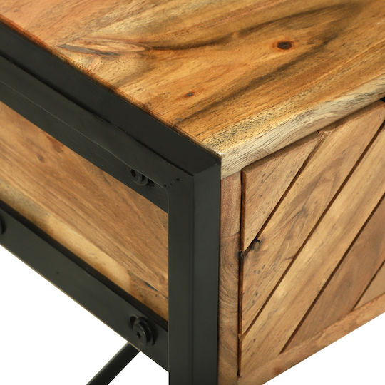 Schminktisch aus Massivholz & Metall Acacia mit Spiegel 100x40x120cm Schminktisch aus Massivholz & Metall Acacia mit Spiegel 100x40x120cm