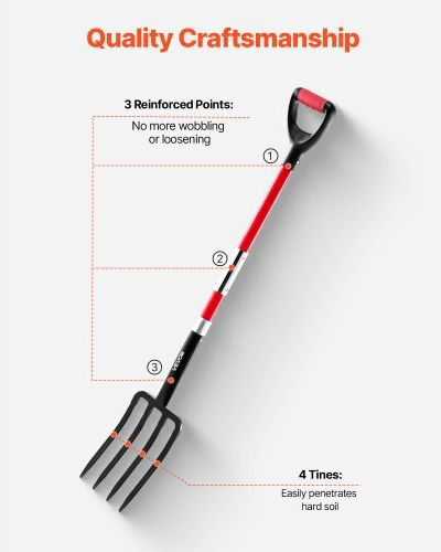 Vevor Garden Pitchfork 4 Prongs HYCWJCGC4C1JX8KB8001V0