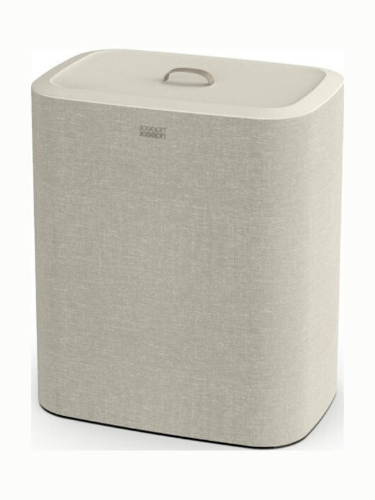 Joseph Joseph Plastic Laundry Basket 90lt with Cap 71x59.1x39.5cm Beige