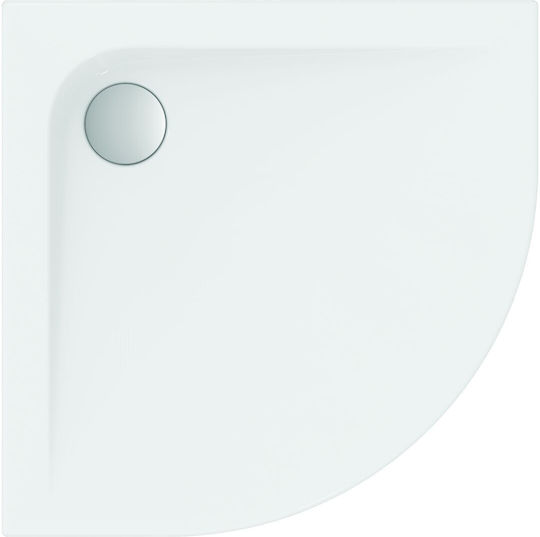 Ideal Standard Doccia Halbkreisförmig Acryl Dusche x80cm Weiß
