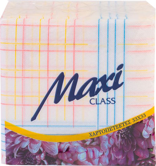 Maxi 80 Napkins Single Ply White