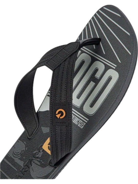 Dakar Ανδρικά Flip Flops Μαύρα