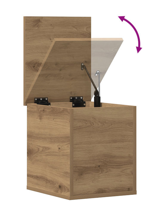 vidaXL Wooden Decorative Trunk Brown 30x35x35cm