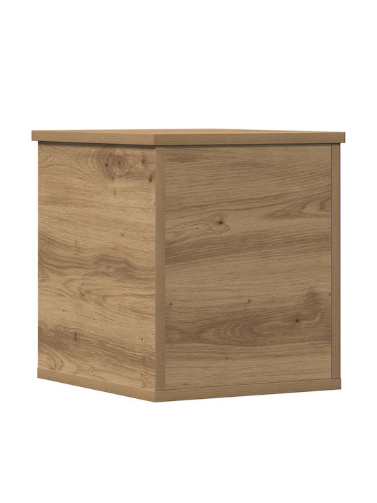 vidaXL Wooden Decorative Trunk Brown 30x35x35cm
