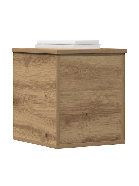 vidaXL Wooden Decorative Trunk Brown 30x35x35cm