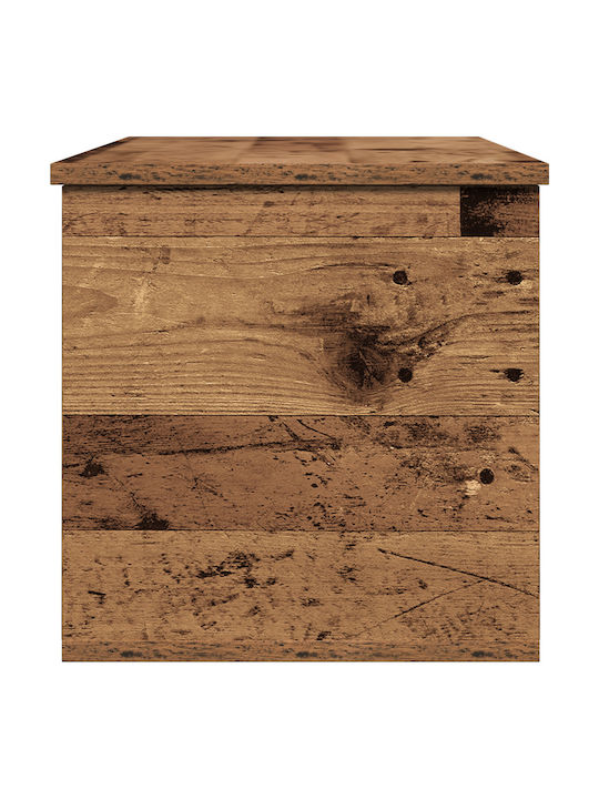 vidaXL Wooden Decorative Trunk Brown 90x35x35cm