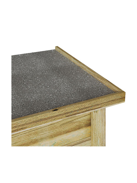vidaXL Dekorative Truhe Hölzernes Braun 44x80x57cm
