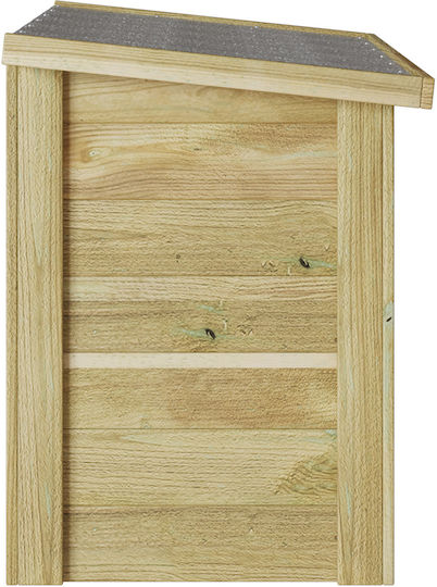 vidaXL Διακοσμητικό Μπαούλο Ξύλινο Καφέ 44x80x57εκ.