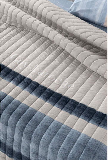 Guy Laroche Santiago Κουβερλί Υπέρδιπλο Denim 220x240cm
