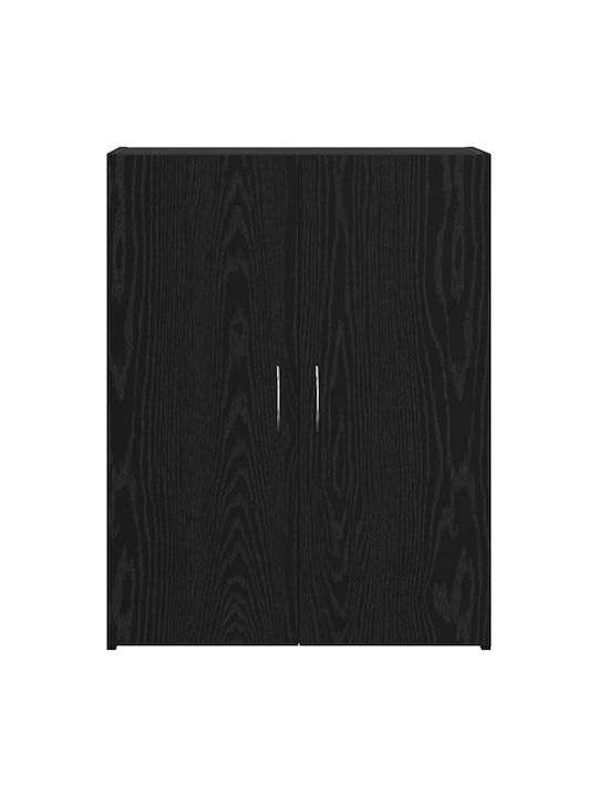 Cabinet de Birou Negru 60x32x77.5cm