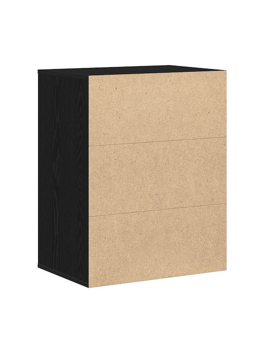 Schublade Büro aus MDF Black 60x41x76cm