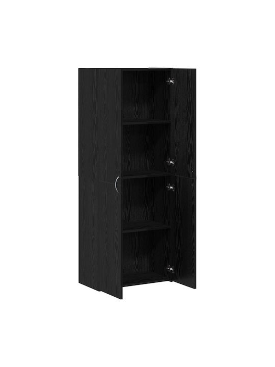 Cabinet de Birou Black Oak 60x32x153cm
