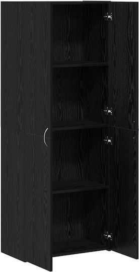 Cabinet de Birou Black Oak 60x32x153cm Cabinet de Birou Black Oak 60x32x153cm