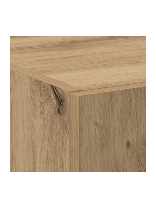 Office Storage Chipboard Closet Walnut L60xW32xH153cm