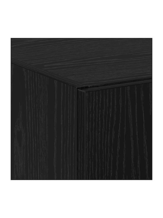 Cabinet de Birou Black Oak 60x32x153cm