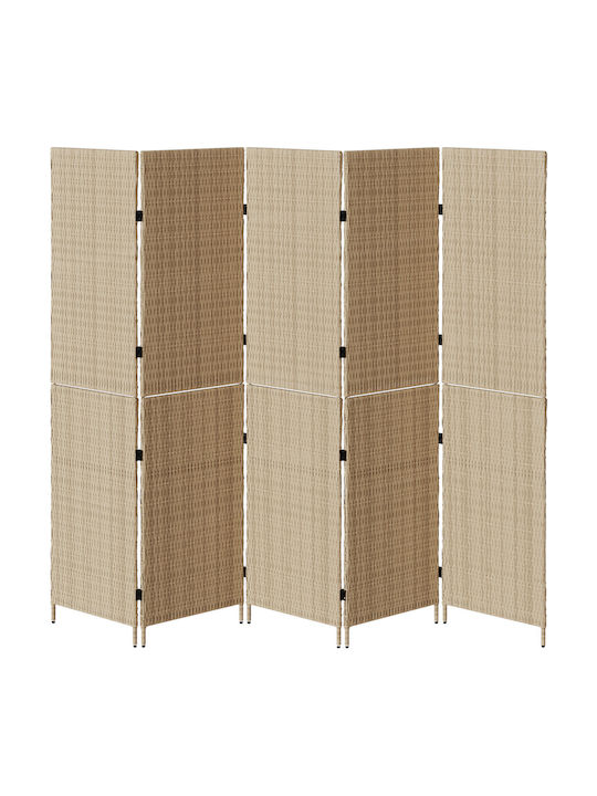 vidaXL Διακοσμητικό Παραβάν Ξύλινο 245x180cm