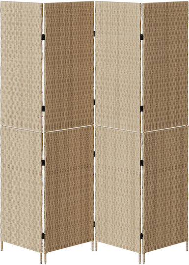 vidaXL Декоративен Параван Дървен 196x200см