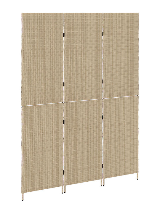 vidaXL Διακοσμητικό Παραβάν Ξύλινο 147x180cm