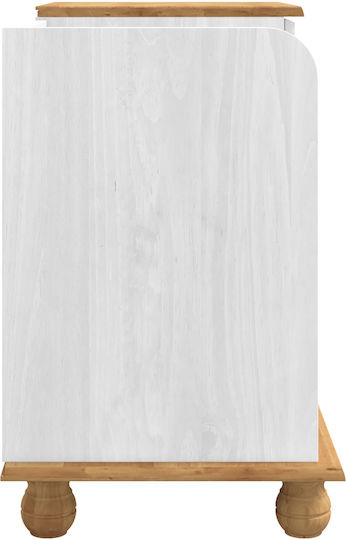Eingangsmöbel mit Bank White 100x39x62cm