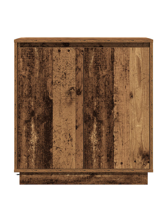 Solid Wood Console Table Coffee L71xW34.5xH75cm