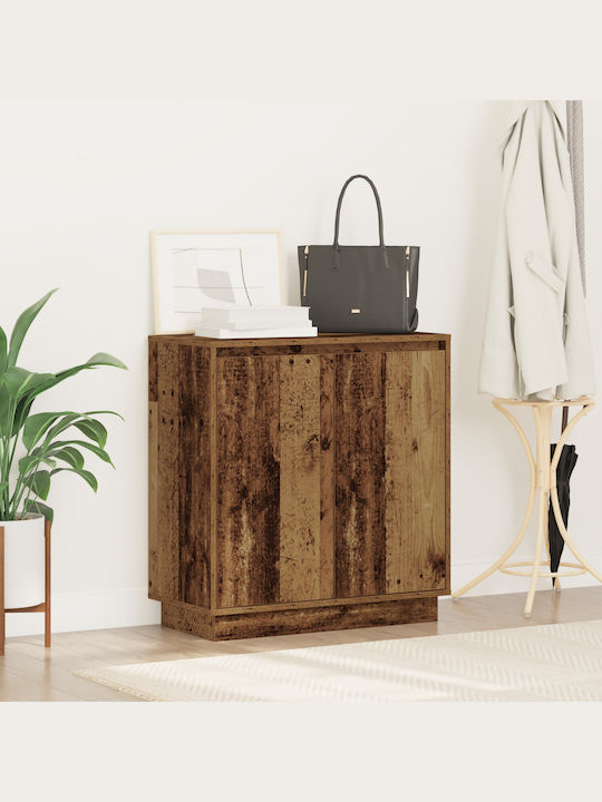 Solid Wood Console Table Coffee L71xW34.5xH75cm