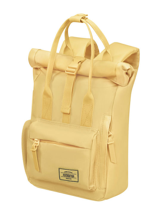 American Tourister Ученическа Раница за Детска градина Жълта с Джоб за Бутилка 7литра