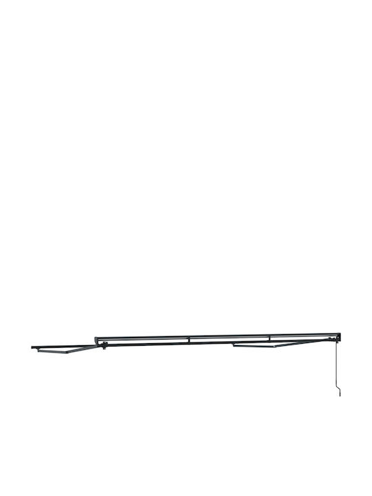 vidaXL Markise Terrasse Grau 4.5x3m