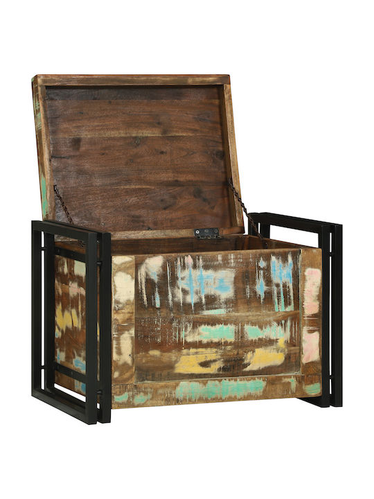 vidaXL Wooden Decorative Box Storage 60x40x41cm