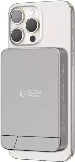 Tech-Protect PB15 MagSafe Power Bank 10000mAh 15W με Θύρα USB-C Γκρι