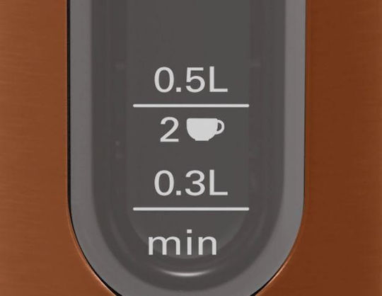 Bosch Βραστήρας 1.7lt 2400W Χρυσός