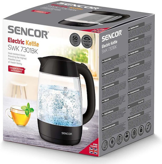 Sencor Βραστήρας 1.7lt 2200W Μαύρος