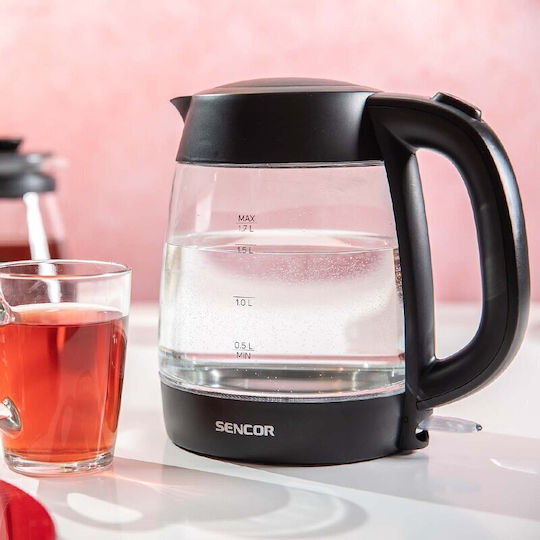 Sencor Βραστήρας 1.7lt 2200W Μαύρος