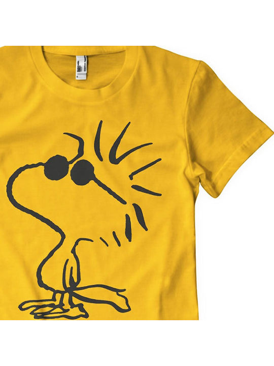 Peanuts Woodstock T-shirt Gold Pnc-1-pn002-h71-gd