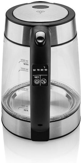 ETA Crystela Digi 7153 90000 Reisekessel 1.7Es 2200W Silber