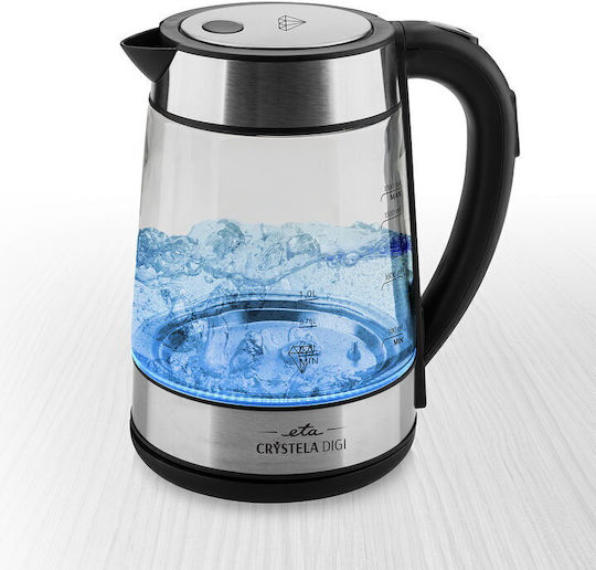 ETA Crystela Digi 7153 90000 Reisekessel 1.7Es 2200W Silber