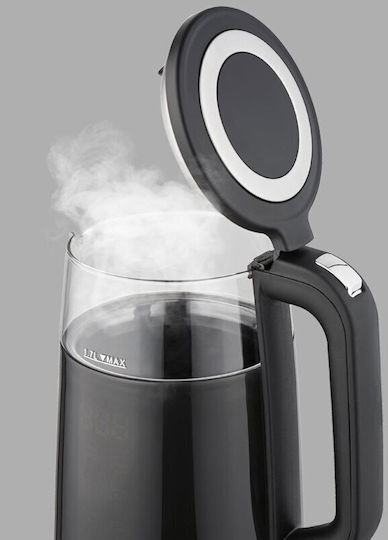 Maestro Βραστήρας 1.7lt 2200W Μαύρος