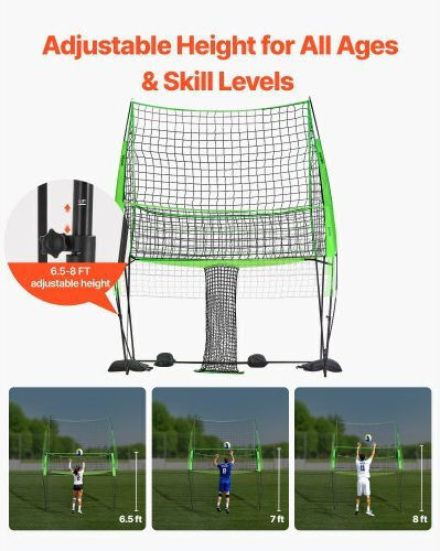 Vevor Portable Volleyball Training System Indoor Outdoor Pqxlwjqkjqwbis5iv001v0