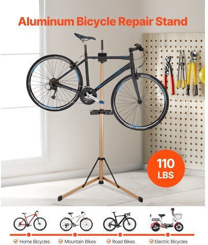 Vevor Adjustable Bicycle Repair Stand 110 Lb Tool Tray Zxcwxzjlzldsdymnf001v0