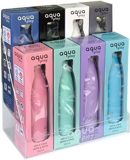 Aquaplay Μπουκάλι Θερμός Ανοξείδωτο 500ml Μπλε