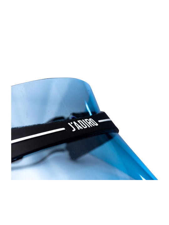 Brims and Trims Frauen Kunststoff Hut Visier Hellblau