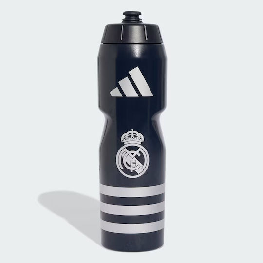 adidas Детска Бутилка За Вода Футбол Пластмасова Със Сламка Черна 750ml