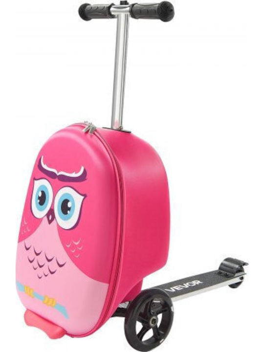 Vevor Kids Cabin Travel Suitcase Pink with 4 Wheels